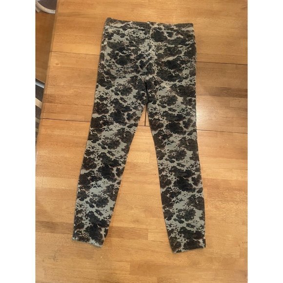 Anthropologie Pilcro Camo Button Fly Pants Size 30 - Picture 2 of 10